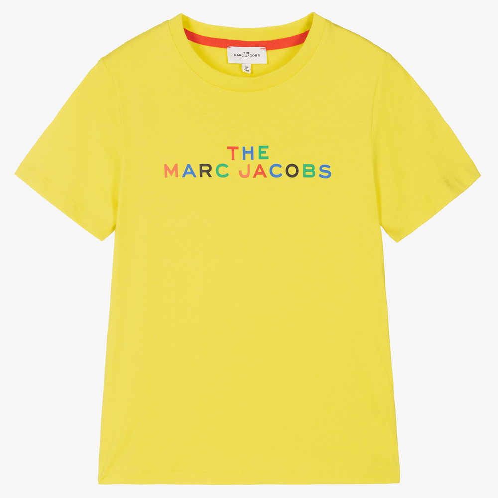 MARC JACOBS - Teen Boys Yellow Logo T-Shirt | Childrensalon