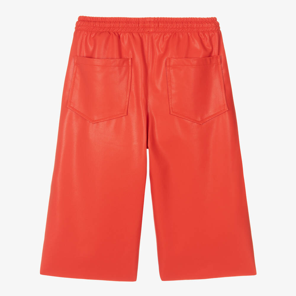 MARC JACOBS-Teen Faux Leather Culottes | Childrensalon Outlet