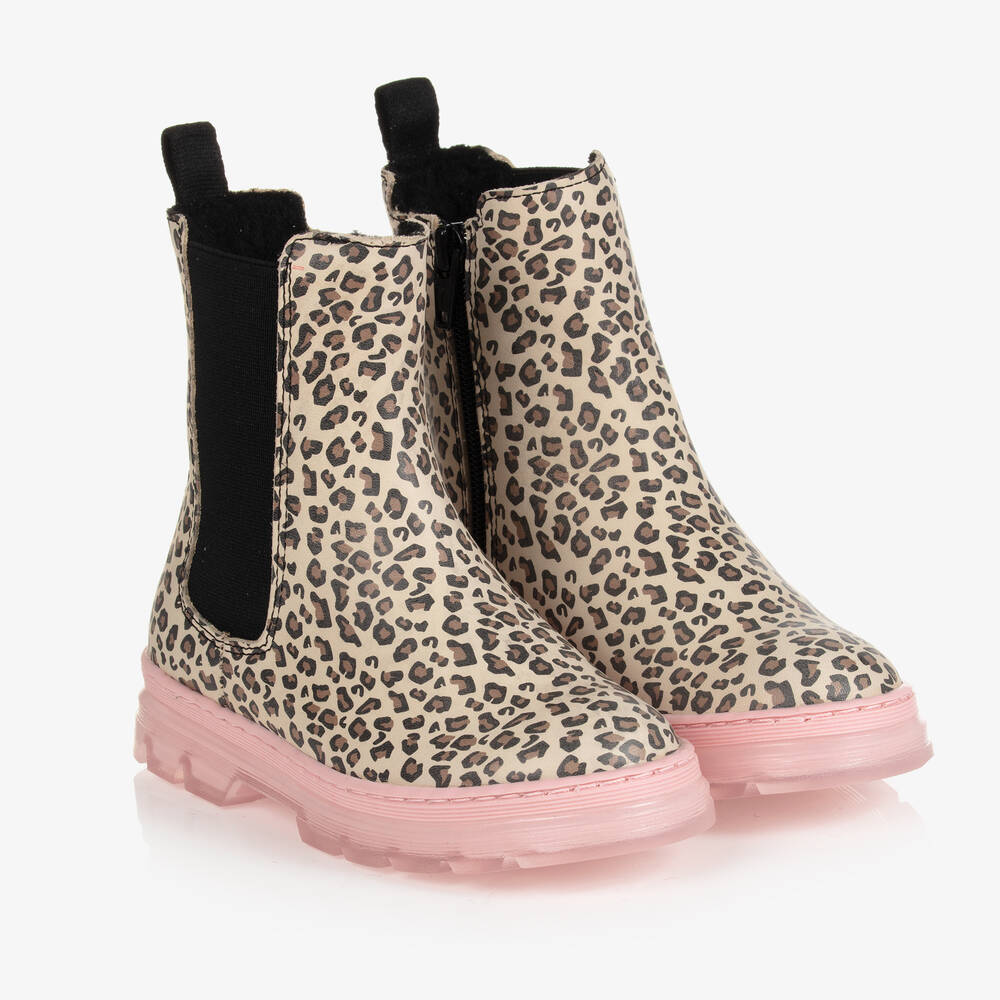 MARC JACOBS - Teen Girls Beige Leather Boots | Childrensalon