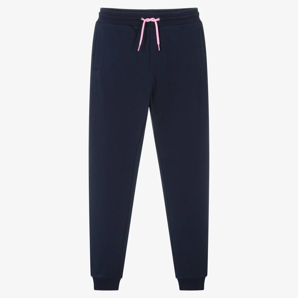 MARC JACOBS - Bas jogging bleu jersey Ado fille | Childrensalon