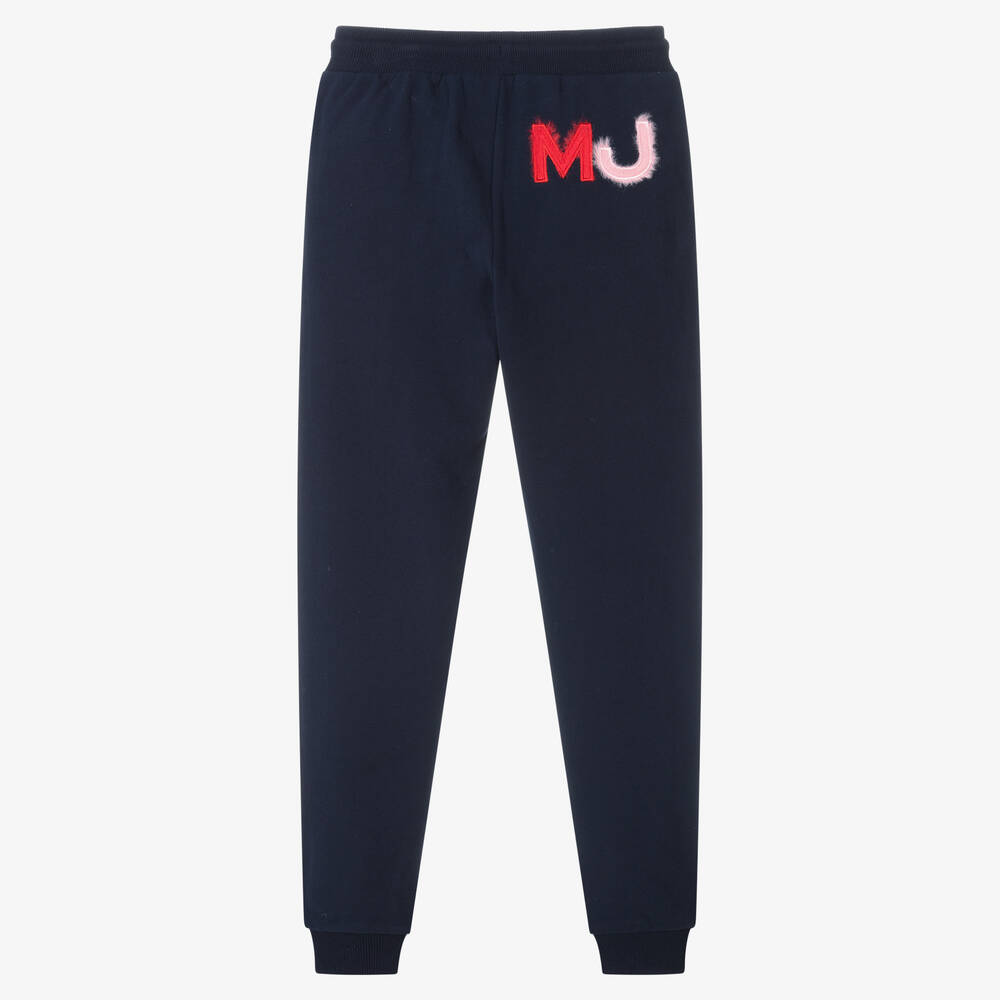 MARC JACOBS-Teen Girls Blue Jersey Joggers | Childrensalon Outlet