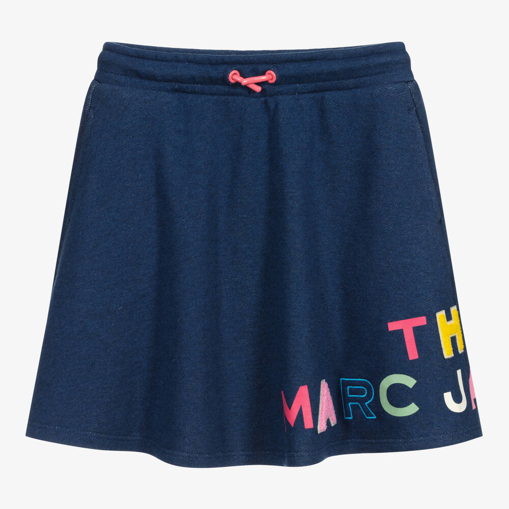 MARC JACOBS-Teen Girls Blue Logo Skirt | Childrensalon Outlet
