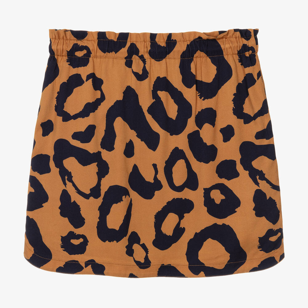 Topshop pleated skirt in leopard print | ASOS