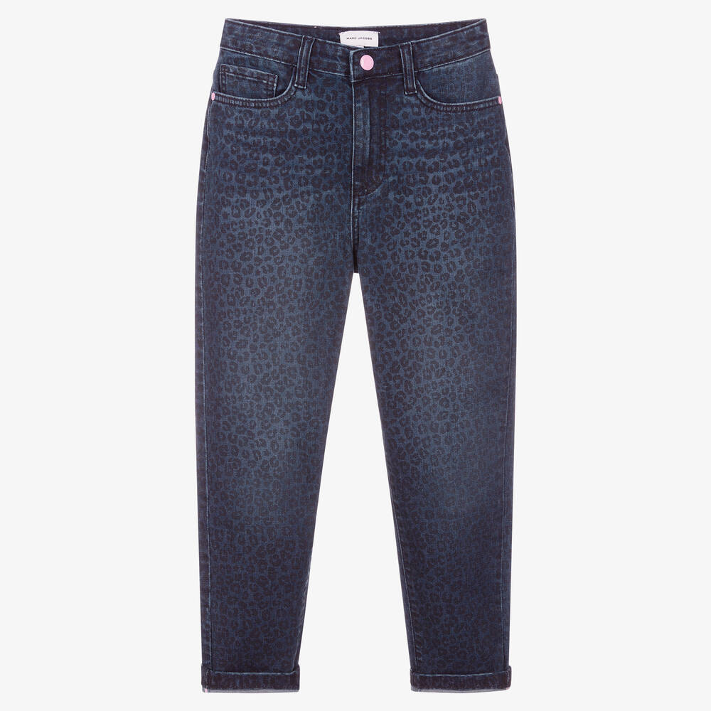 MARC JACOBS - Teen Girls Denim Cheetah Jeans | Childrensalon