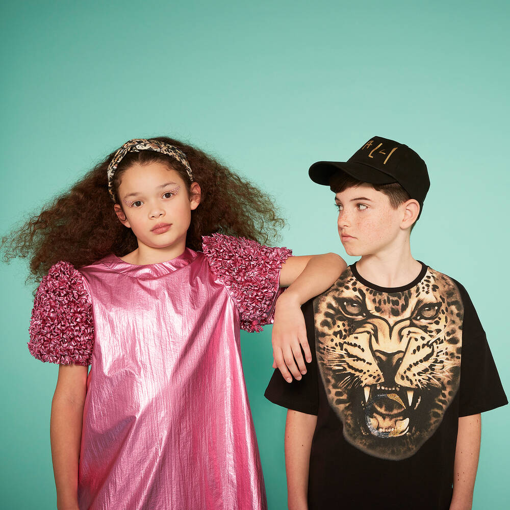 MARC JACOBS-Teen Girls Metallic Pink Dress | Childrensalon Outlet