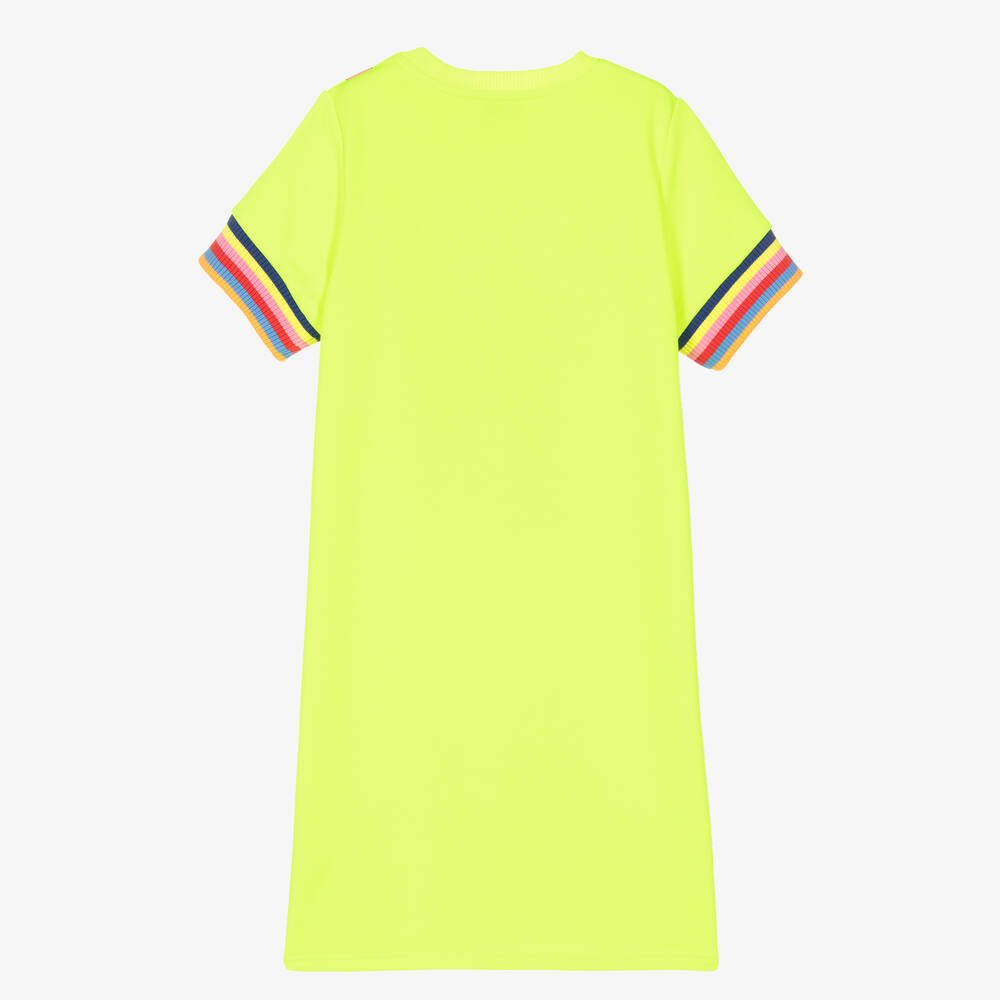 MARC JACOBS-Неоново-желтое платье с принтом-сумкой для подростков | Childrensalon Outlet