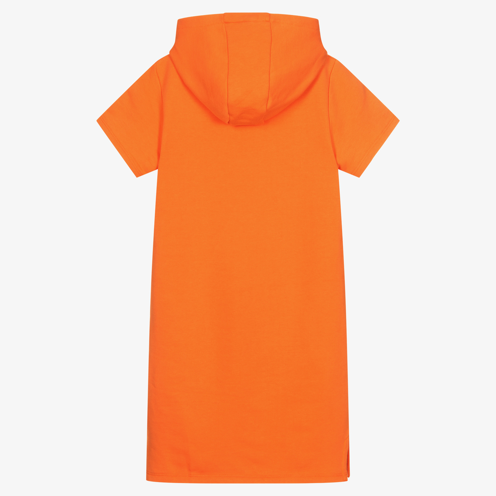 MARC JACOBS Teen Girls Orange Hoodie Dress