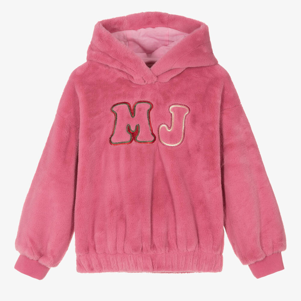 MARC JACOBS - Teen Girls Pink Logo Hoodie | Childrensalon