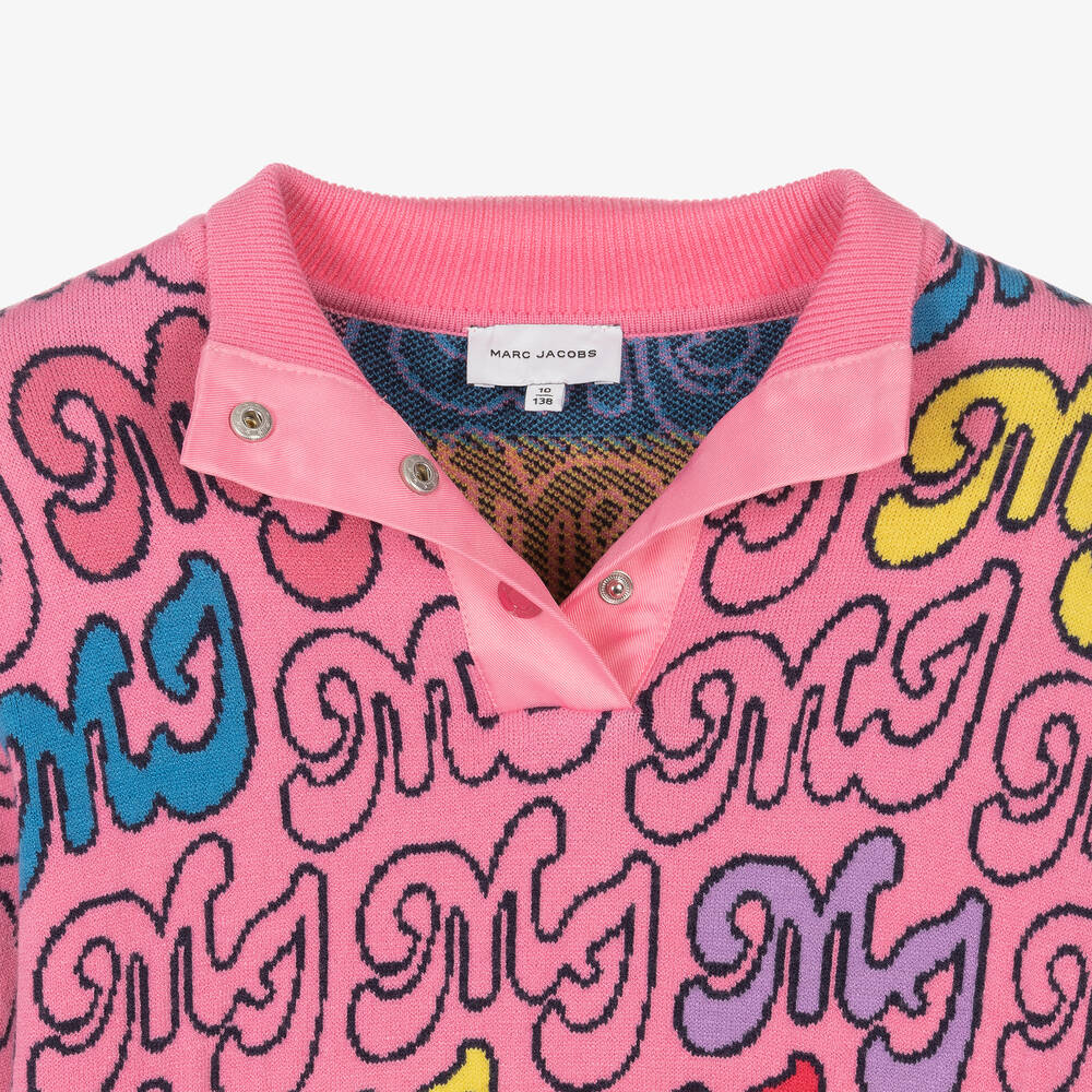 MARC JACOBS-Teen Girls Pink Viscose Sweater | Childrensalon Outlet