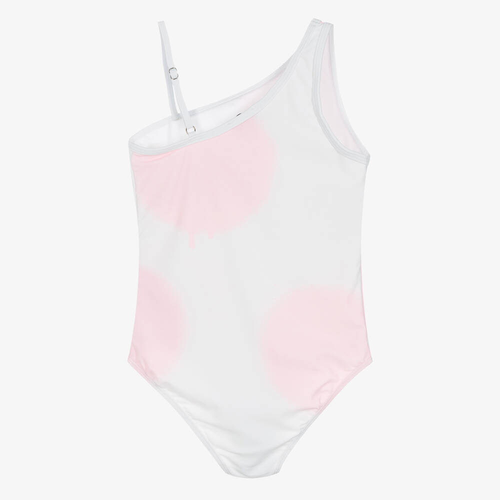 MARC JACOBS-Teen Girls White & Pink Swimsuit | Childrensalon Outlet