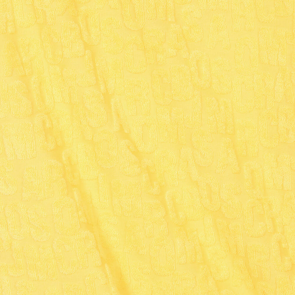 MARC JACOBS-Teen Girls Yellow Cotton Towelling Dress | Childrensalon Outlet
