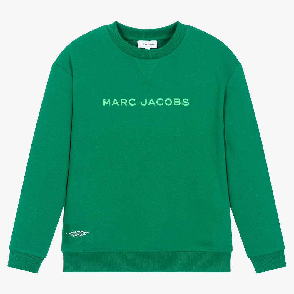MARC JACOBS - Зеленый хлопковый свитшот для подростков  | Childrensalon