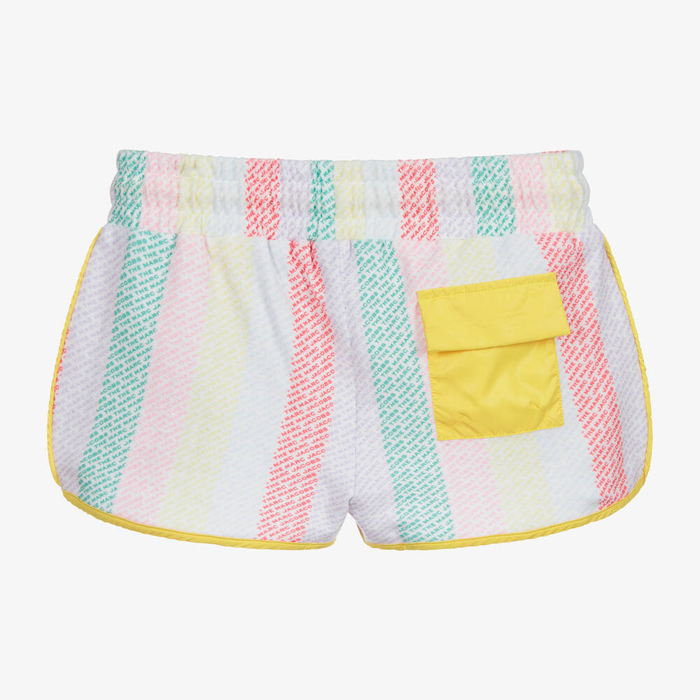 MARC JACOBS-Teen Logo Print Shorts | Childrensalon Outlet