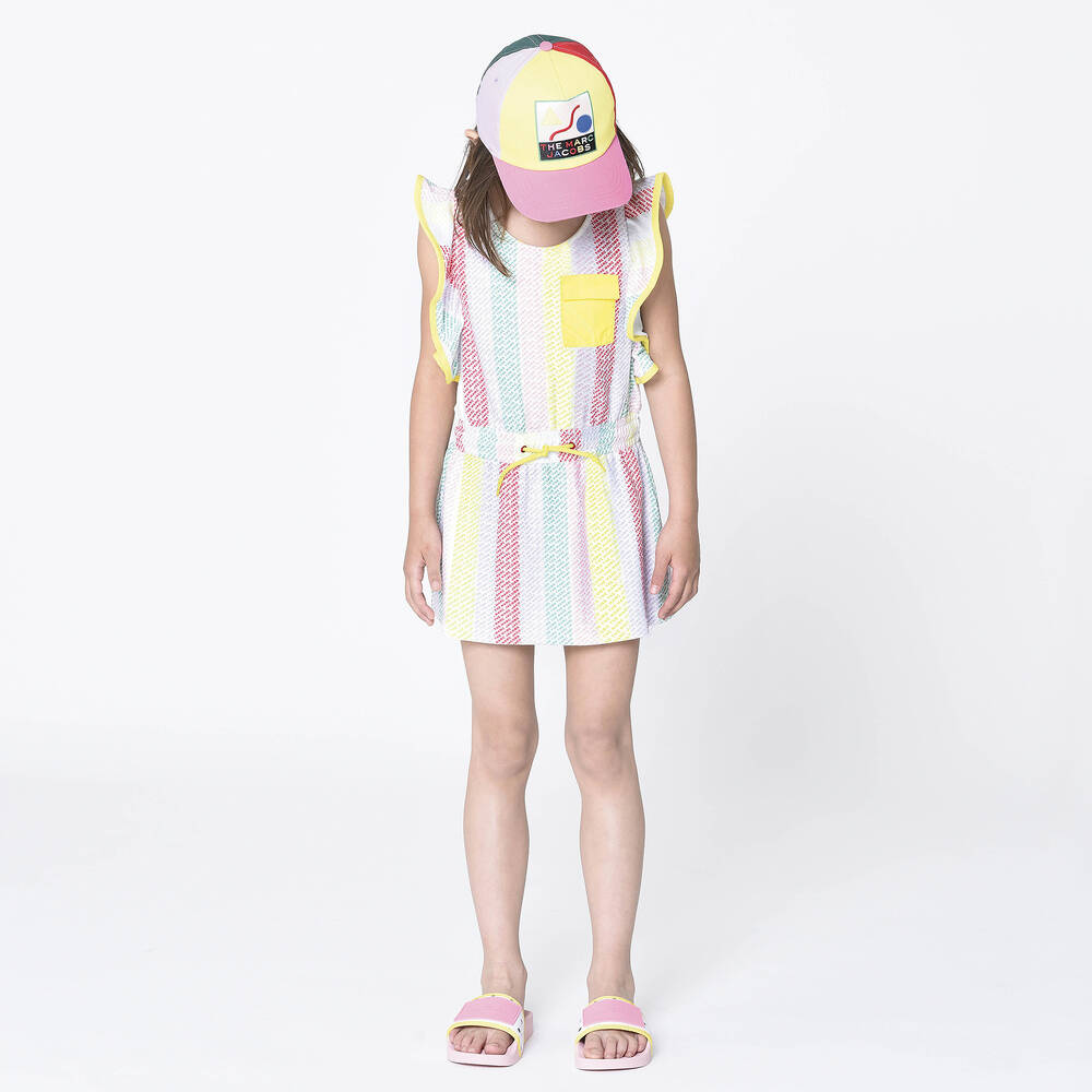 MARC JACOBS-Teen Multi Logo Print Dress  | Childrensalon Outlet