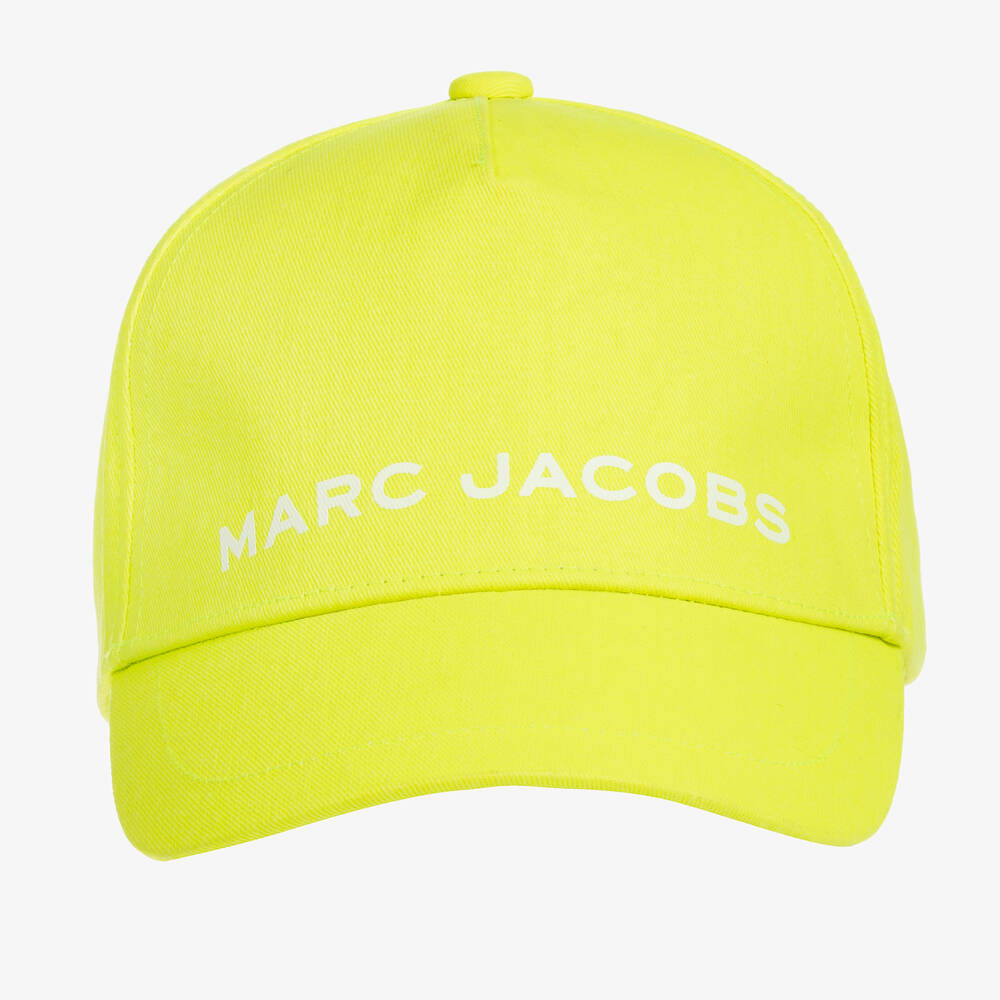 مارك جاكوبس-كاب تينز قطن كانفاس لون أصفر نيون | Childrensalon Outlet