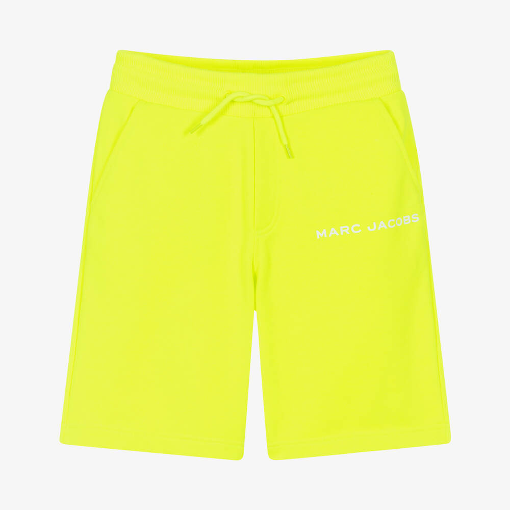 MARC JACOBS - Teen Neon Yellow Jersey Shorts | Childrensalon