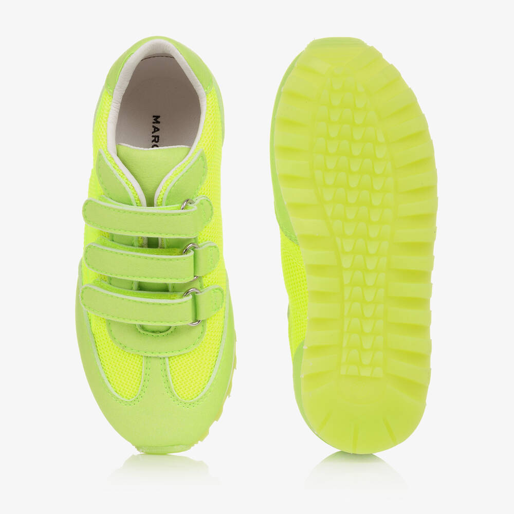 MARC JACOBS Baskets de jogging jaune fluo ado