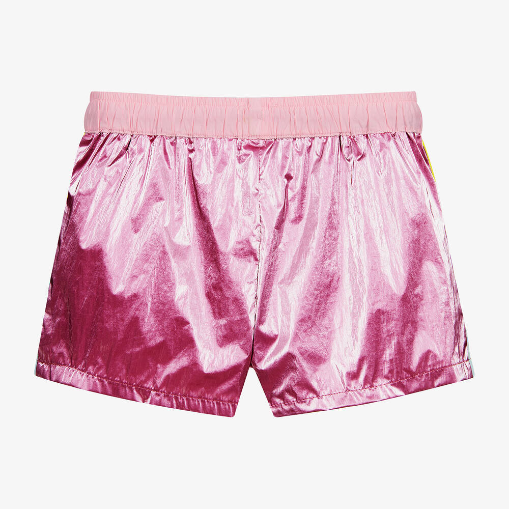 MARC JACOBS-Розовые шорты с цветовыми блоками для подростков | Childrensalon Outlet