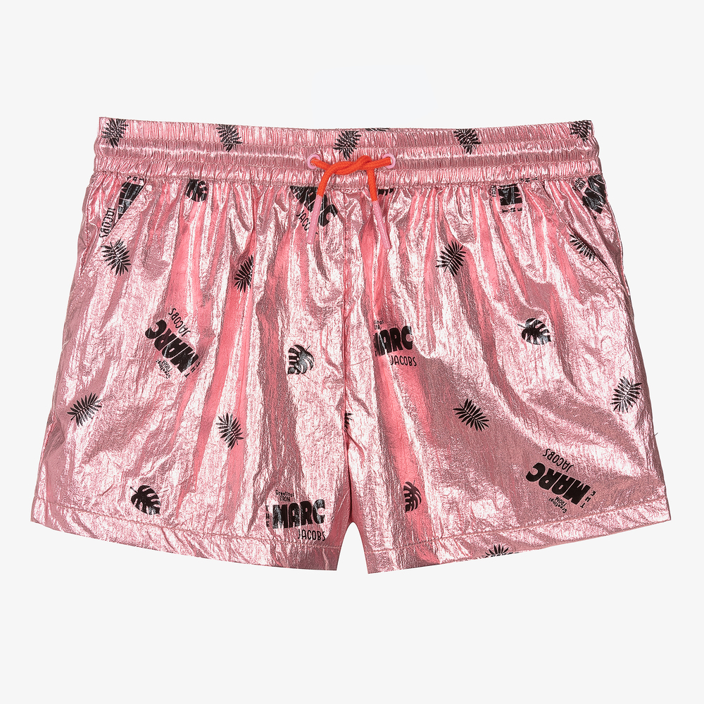 MARC JACOBS - Rosa Teen Metallic-Shorts | Childrensalon