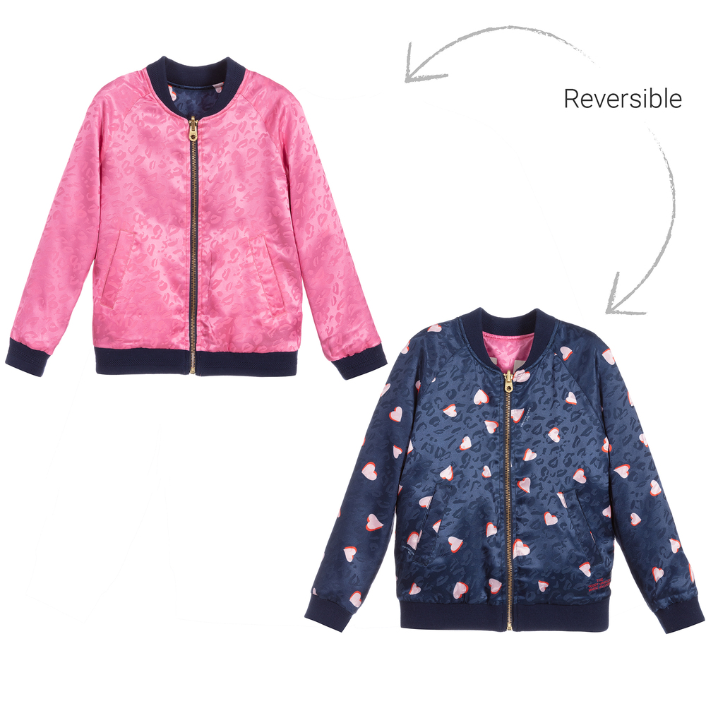 MARC JACOBS - Teen Pink Reversible Jacket  | Childrensalon