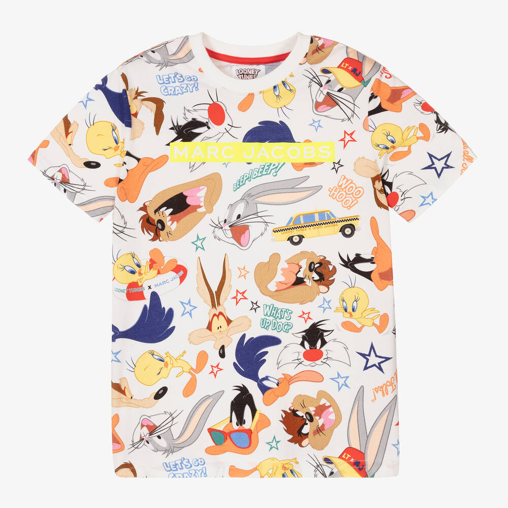 MARC JACOBS - Белая футболка Looney Tunes™  | Childrensalon