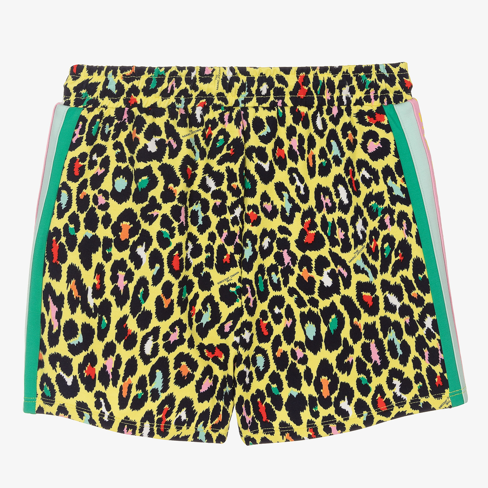 MARC JACOBS-Teen Yellow Cheetah Shorts | Childrensalon Outlet