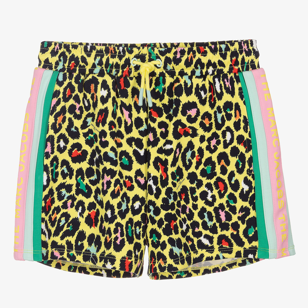 MARC JACOBS - Short jaune à imprimé guépard Ado | Childrensalon