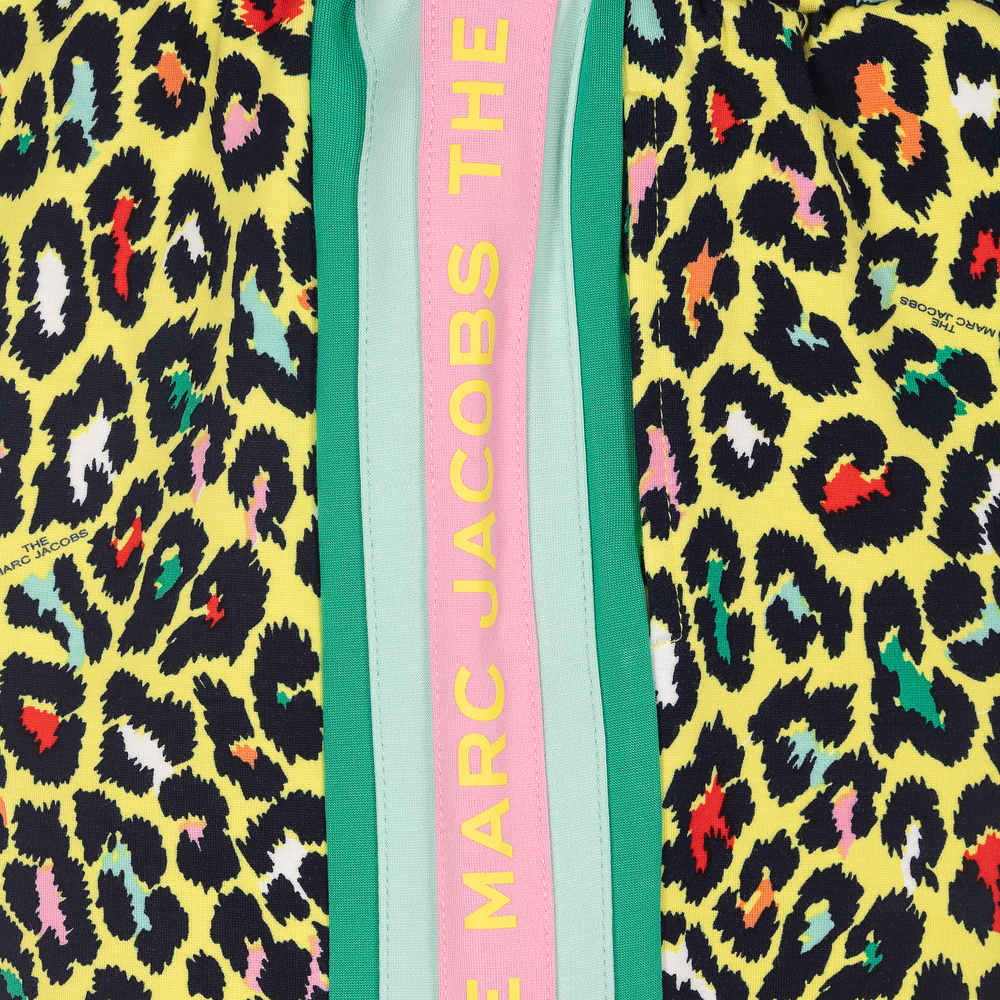 MARC JACOBS-Teen Yellow Cheetah Shorts | Childrensalon Outlet