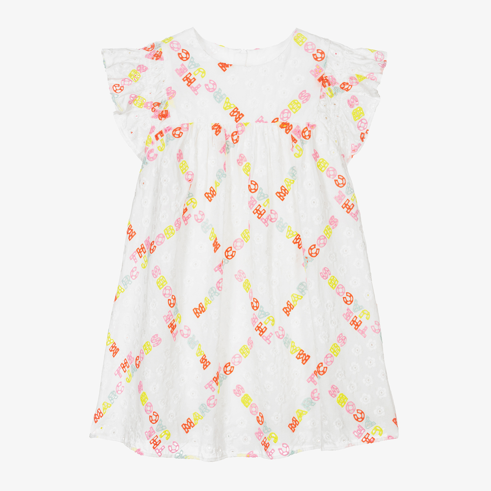 MARC JACOBS - Robe blanche en broderie anglaise | Childrensalon