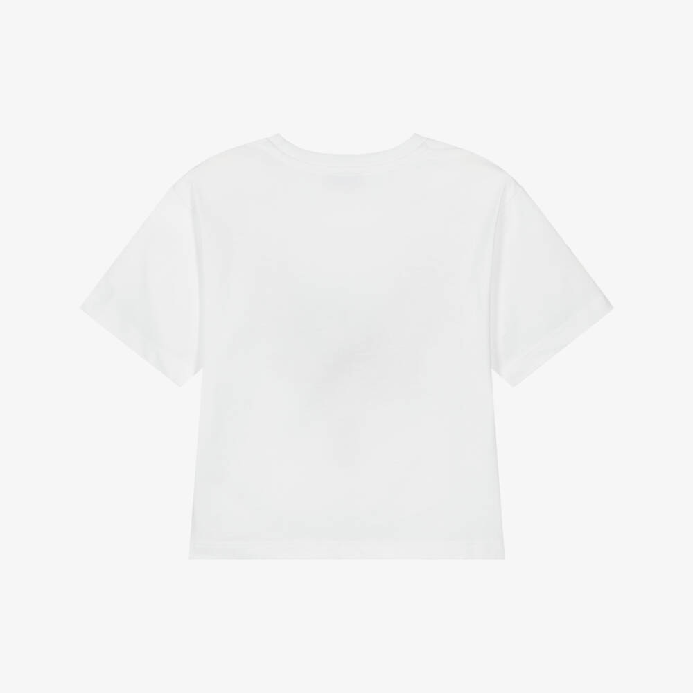 MARC JACOBS-White & Green Ss Tshirt | Childrensalon Outlet