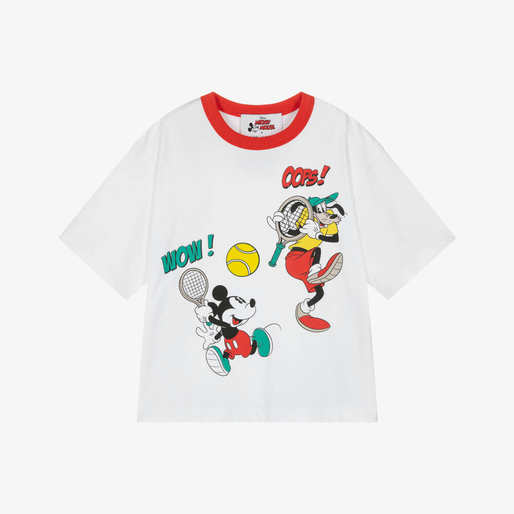 MARC JACOBS-White Mickey T-shirt | Childrensalon Outlet