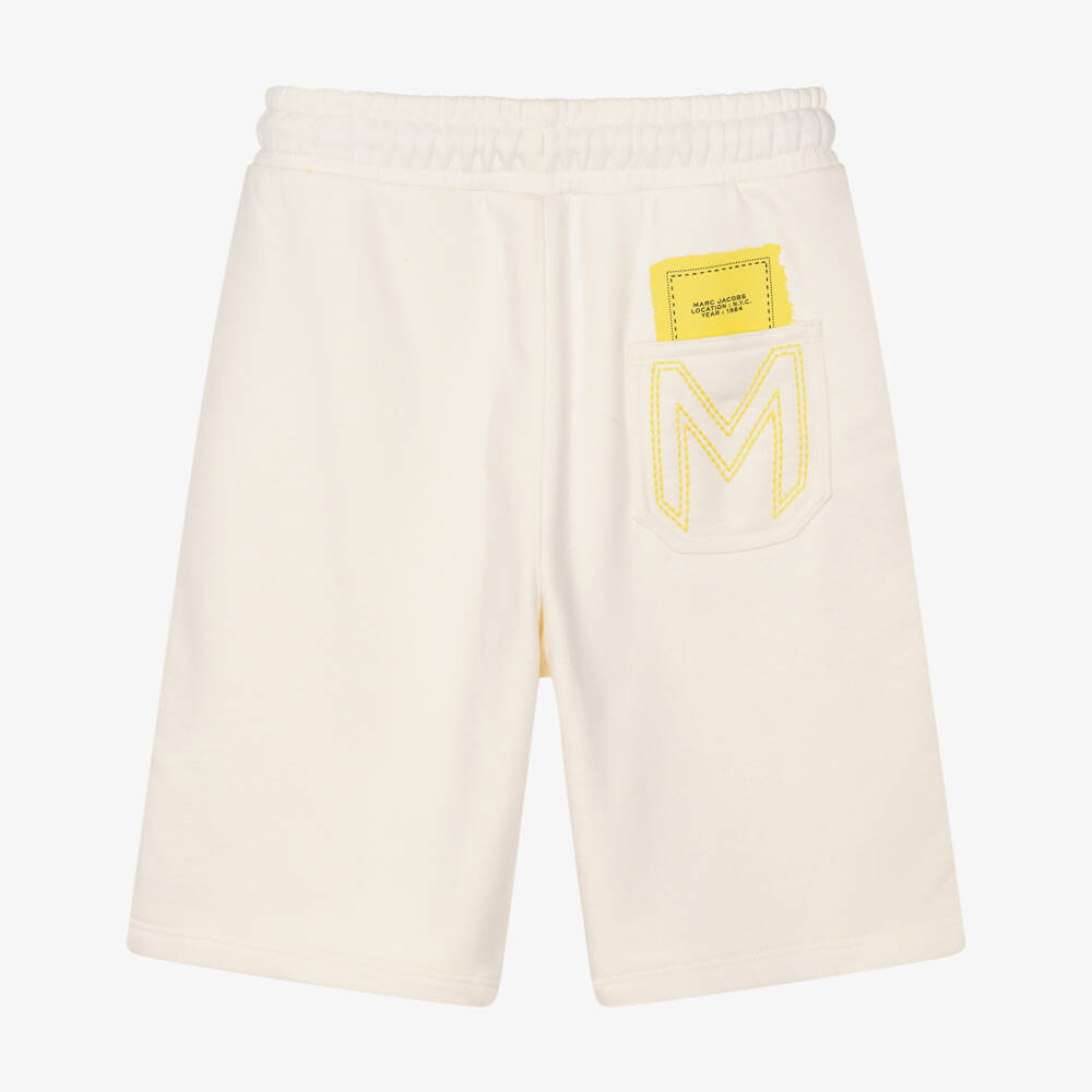 MARC JACOBS-White & Yellow Shorts | Childrensalon Outlet