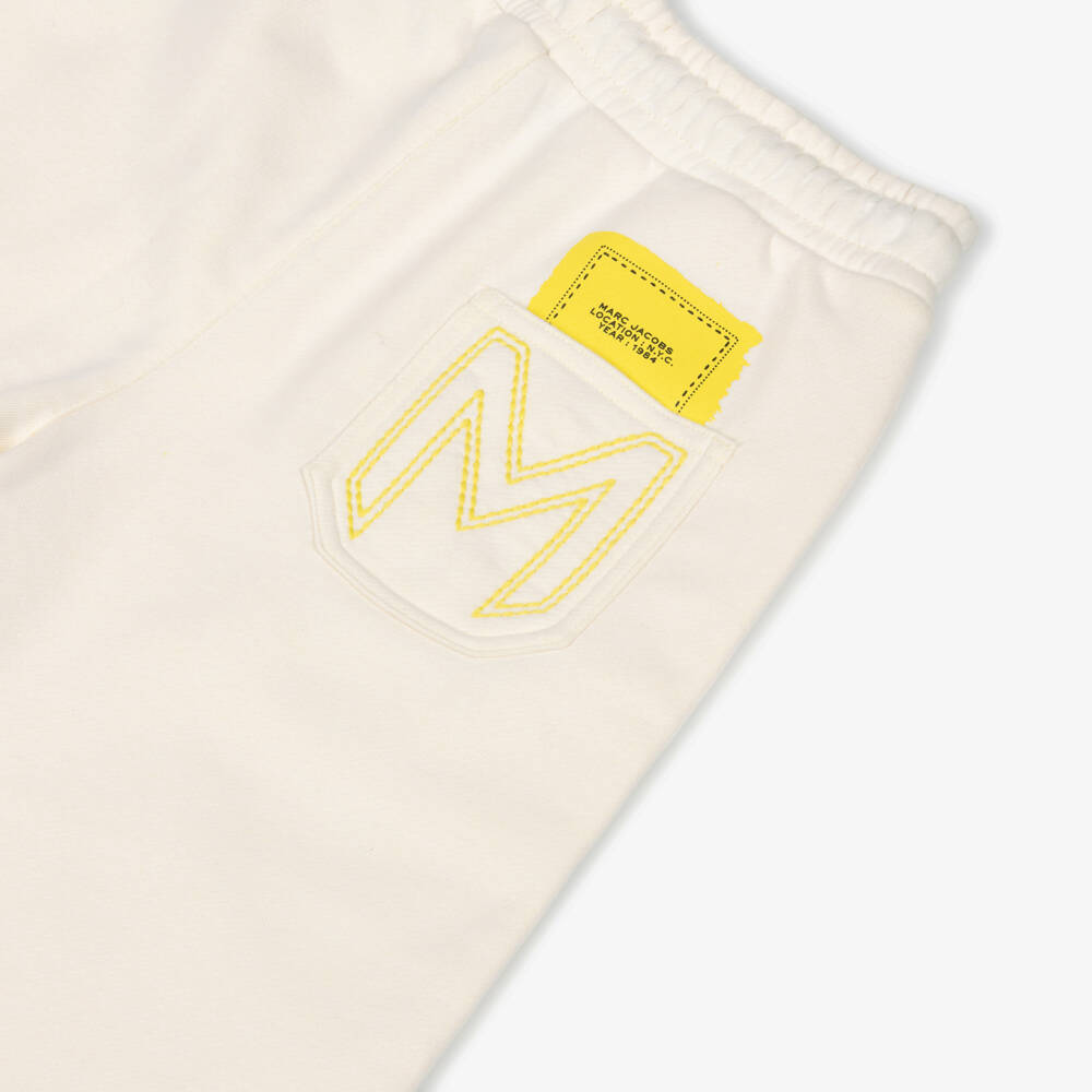 MARC JACOBS-White & Yellow Shorts | Childrensalon Outlet