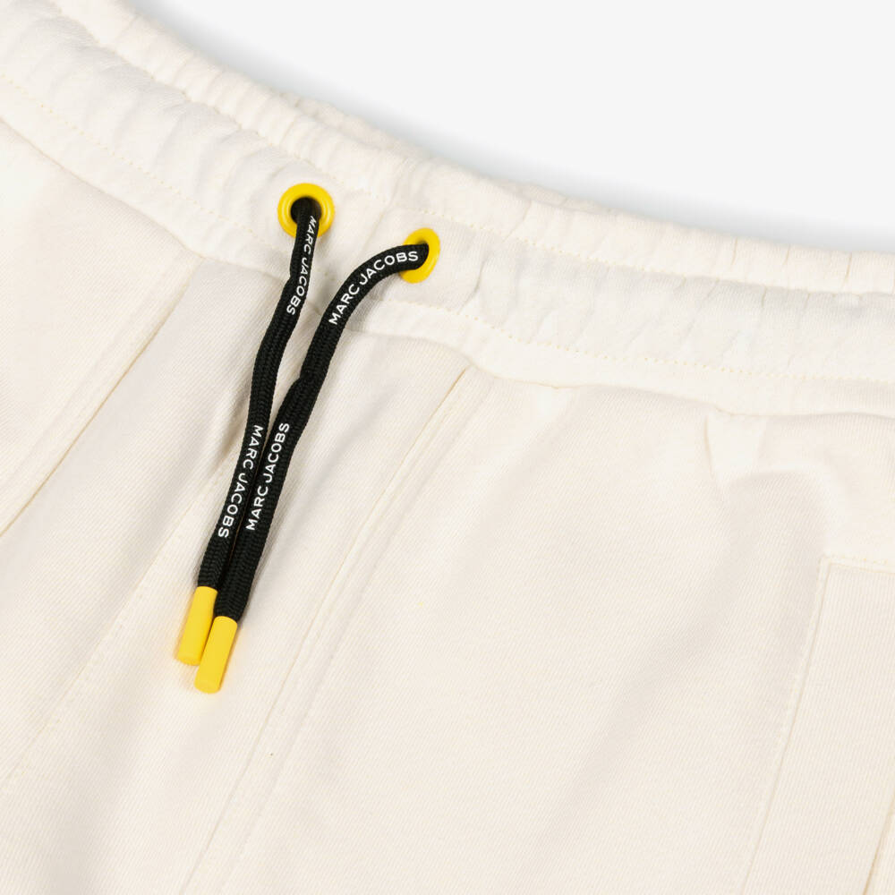 MARC JACOBS-White & Yellow Shorts | Childrensalon Outlet