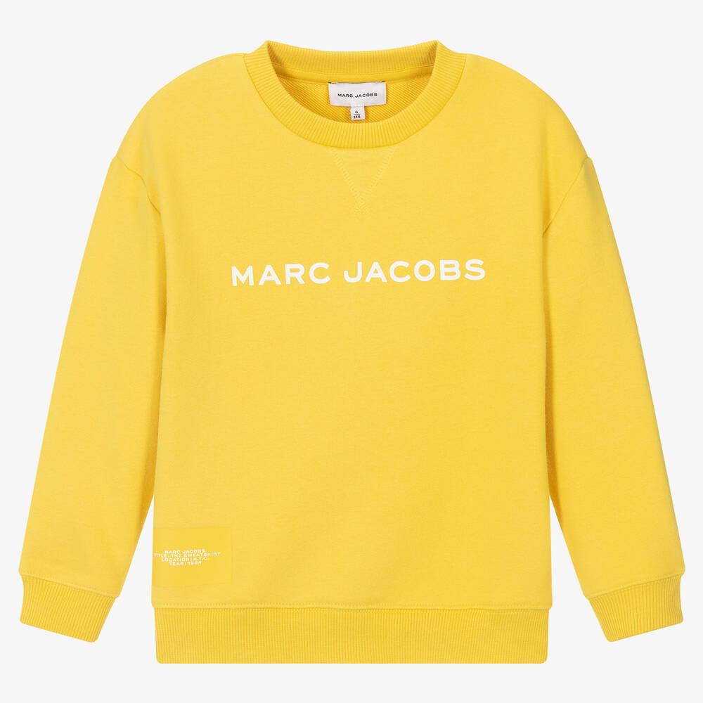MARC JACOBS - Yellow Cotton Jersey Sweatshirt | Childrensalon