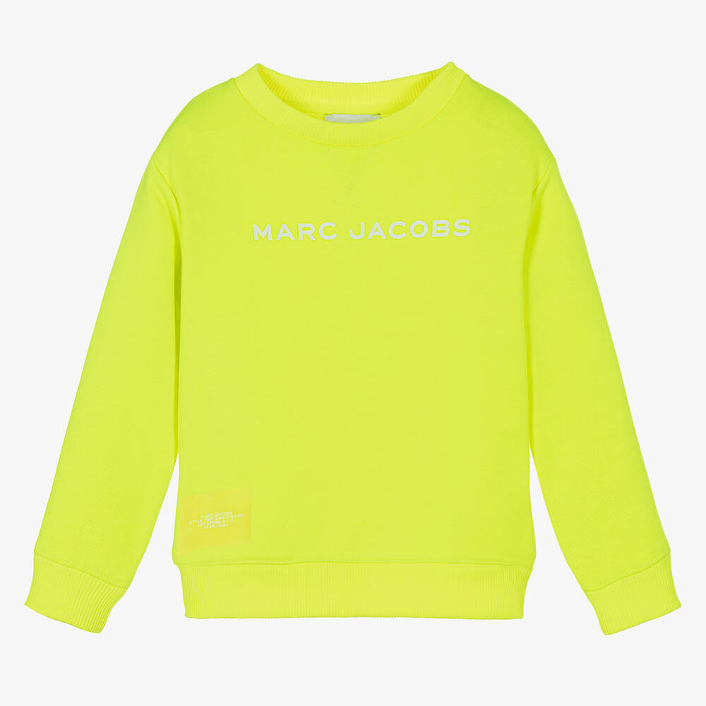 MARC JACOBS - Yellow Cotton Logo Sweatshirt | Childrensalon