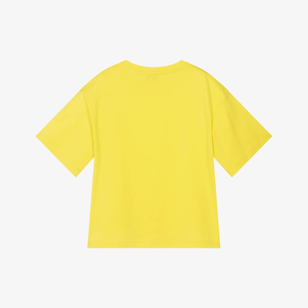 MARC JACOBS-Yellow Logo Ss Tshirt | Childrensalon Outlet