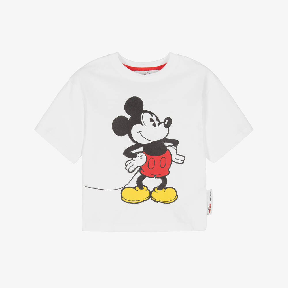 MARC JACOBS-Youth Cotton Mickey Mouse Tee | Childrensalon Outlet