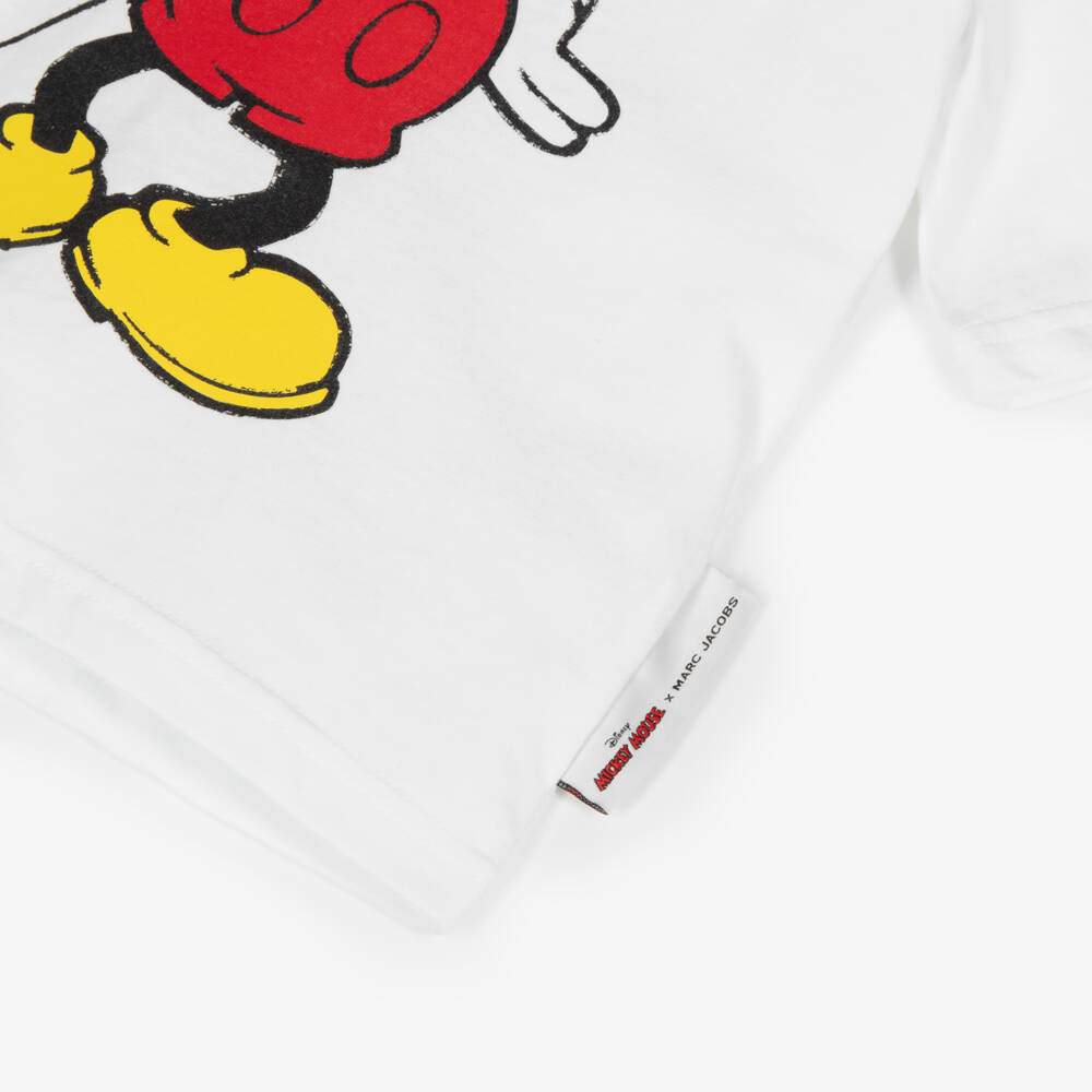 MARC JACOBS-Youth Cotton Mickey Mouse Tee | Childrensalon Outlet