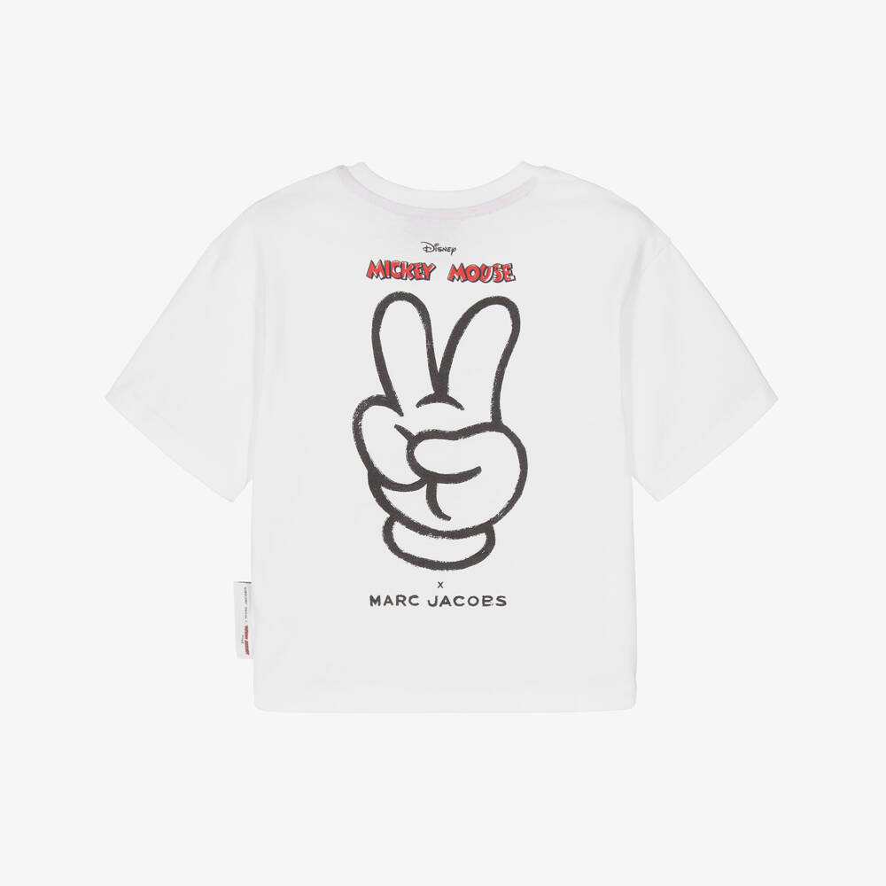 MARC JACOBS-Youth Cotton Mickey Mouse Tee | Childrensalon Outlet