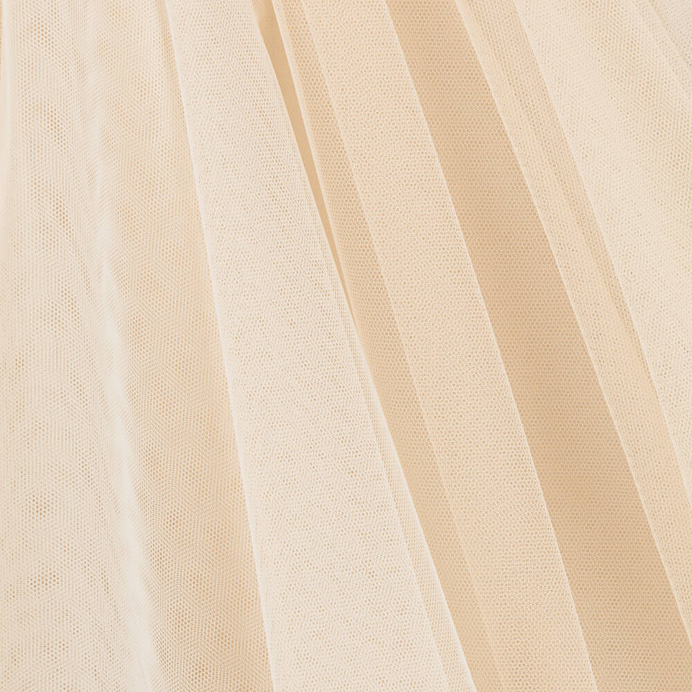 Marchesa Kids Couture-Girls Cream Floral Embellished Dress | Childrensalon Outlet