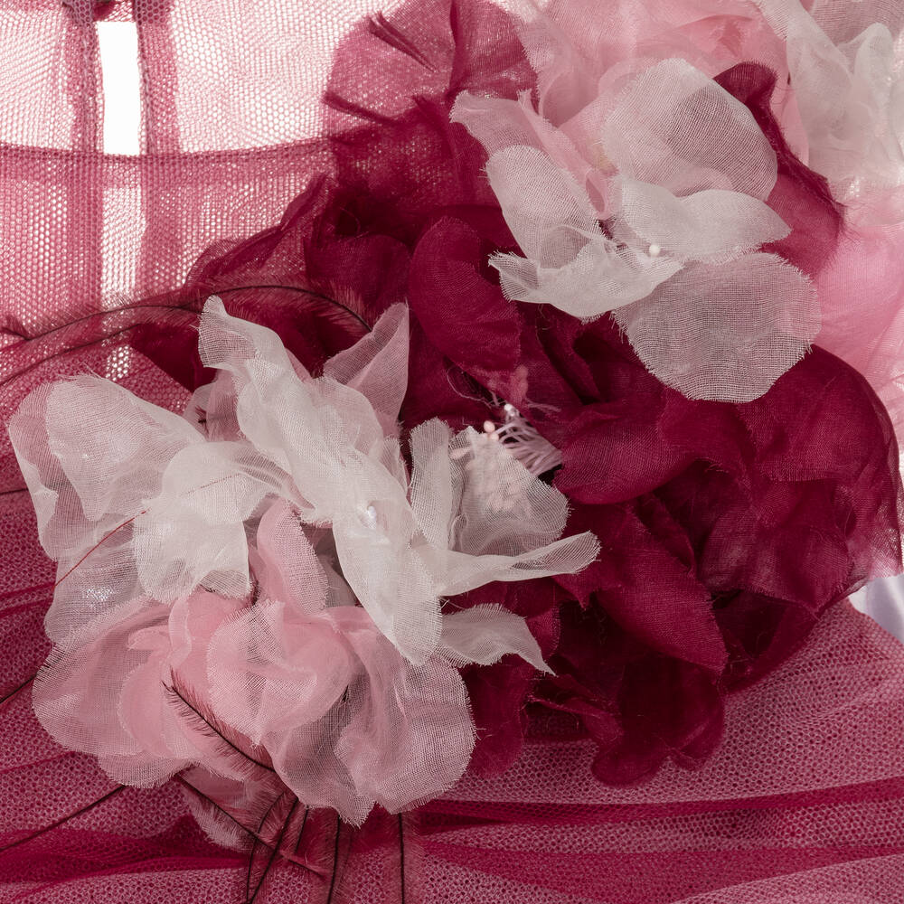 Marchesa Kids Couture-Розовое платье из тюля для девочек | Childrensalon Outlet