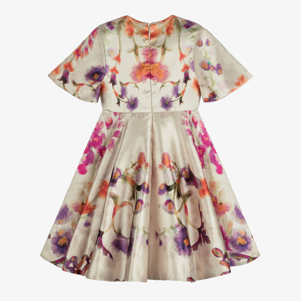 Marchesa Kids Couture-Girls Ivory Floral Dress | Childrensalon Outlet