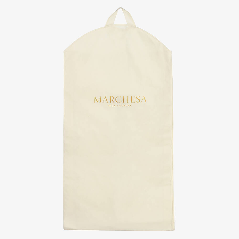 Marchesa Kids Couture-Girls Ivory Tulle & Crystal Dress | Childrensalon Outlet