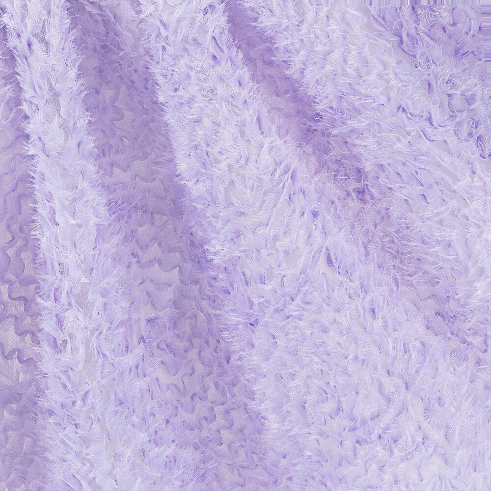 مارشيزا كيدز كوتور-فستان أورغانزا تول وحرير لون بنفسجي | Childrensalon Outlet