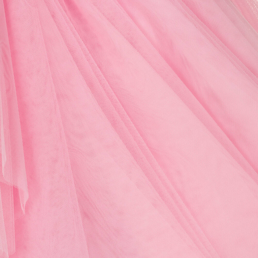 Marchesa Kids Couture-Girls Pink Tulle Bow Dress | Childrensalon Outlet
