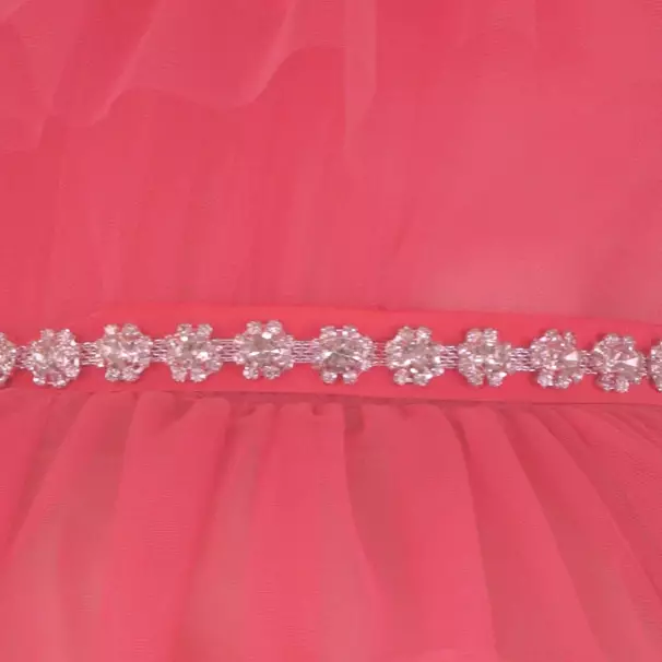 Marchesa Kids Couture-Girls Rosy Tulle Layered Gown | Childrensalon Outlet