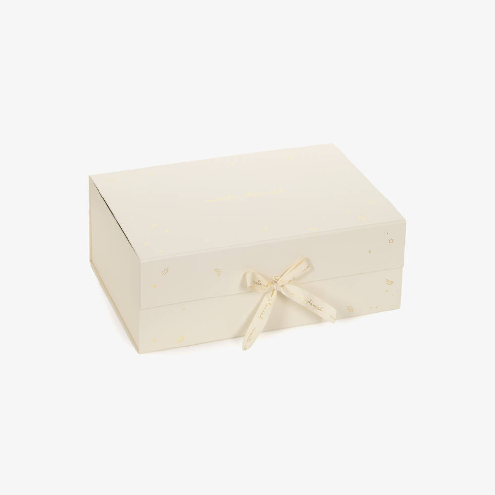 Marie-Chantal-Boys Angel Wing Grey Sleepsuit Set | Childrensalon Outlet