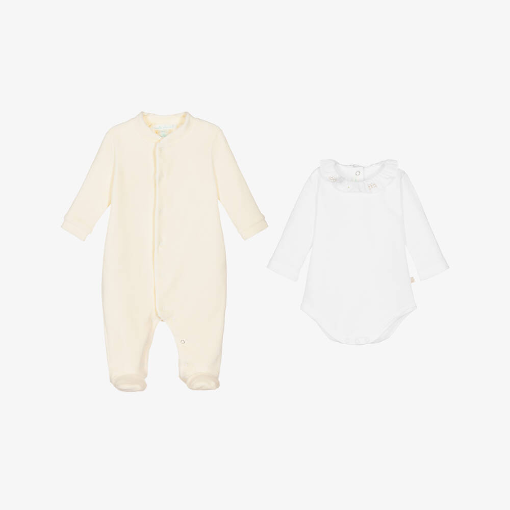 Marie-Chantal-Boys Angelic Ivory Ensemble Set | Childrensalon Outlet