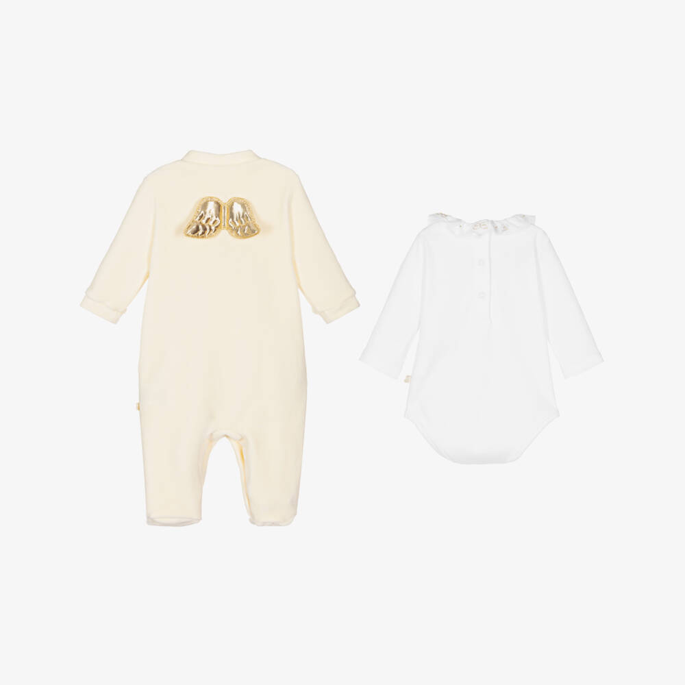 Marie-Chantal-Boys Angelic Ivory Ensemble Set | Childrensalon Outlet
